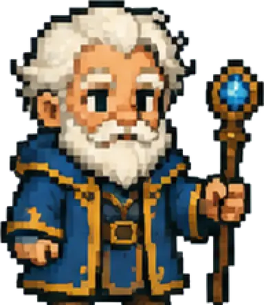 Merriam pixel portrait