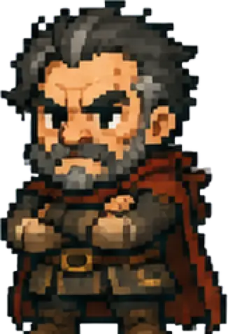 Webster pixel portrait